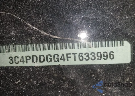 2015 Dodge Journey Crossroad z USA, uszkodzony, nr VIN 3C4PDDGG4FT633996